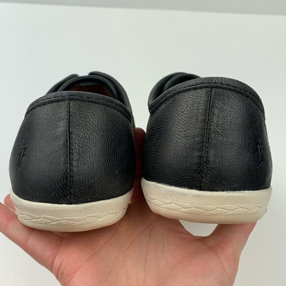 Frye Maya Cvo sneakers  sz 8 black goat leather - Picture 7 of 13